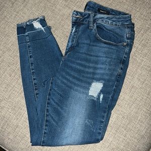 Judy Blue Skinny Jeans with some distressing